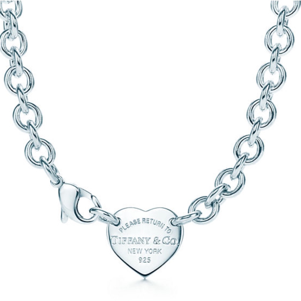 Return to Tiffany Heart Tag Choker Necklace